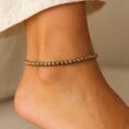 pyrite anklet for silver 2
