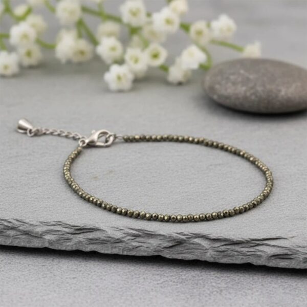 pyrite anklet for silver pyrite anklet for silver