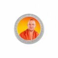 999 Pure Silver Yogi Adityanath Ayodhya Ram Mandir Coin 10 Gram by SRK Jewelry