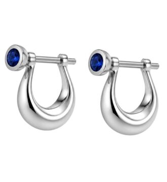 925 Sterling Silver Hoop Earring For Boys & Mens