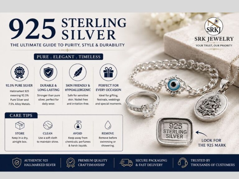 925 Sterling Silver Guide | Purity, Care & Benefits – SRK Jewelry