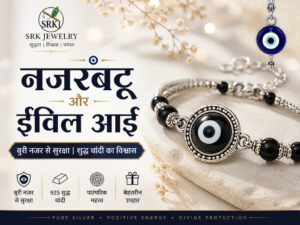 Pure silver nazarbattu evil eye bracelet for protection and style