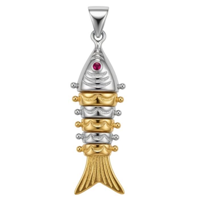 fish pendant gold polish (2)