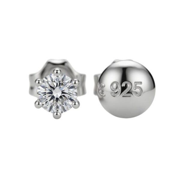 silver stud earring (6) silver stud earring (6)