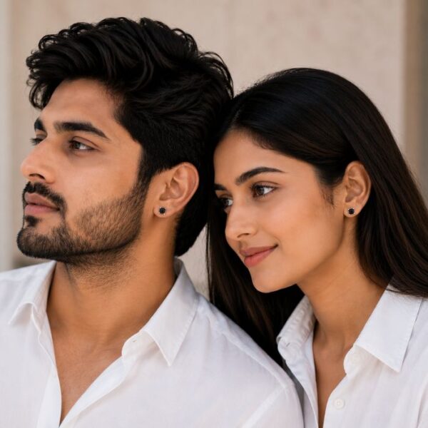BLACK EARRING (4)