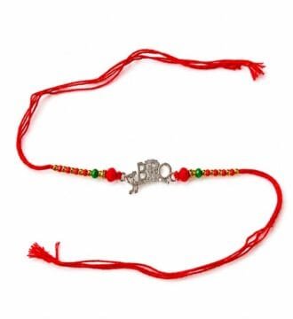 SRKJ 92 STERLING SILVER RAKHI
