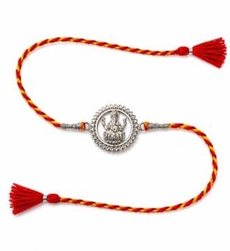 925 Sterling Silver Lord Ganesha Rakhi