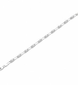 700 Regular Silver Men's Bracelet | Stylish Chain Bracelet for Men & Boys | Daily Wear Silver Bracelet