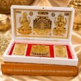 Gold & Silver Plated Lakshmi Ganesh Yantra