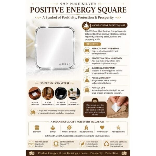 999 Pure Silver Square Plate (1g)
