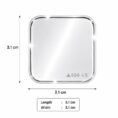 999 Pure Silver Square Plate (1g)