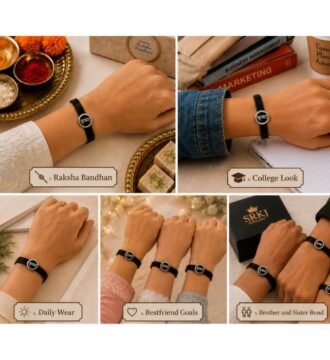 925 Sterling Silver Krishna Charm Bracelet