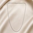 SRKJ 925 Sterling Silver Fox Chain necklace on white background