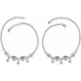 Silver Adjustable Designer Payal
