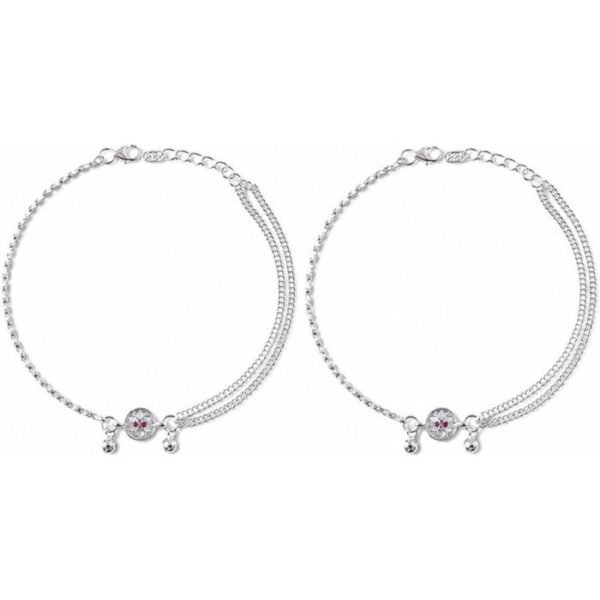 silver payal (3) Silver Adjustable Designer Payal