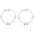 Silver Adjustable Payal Pair