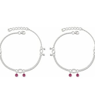 Silver Adjustable Payal Pair