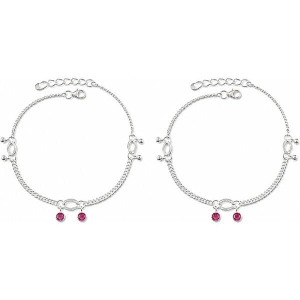 silver payal Silver Adjustable Payal Pair