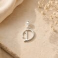 SRKJ D Initial Pendant in 925 Sterling Silver