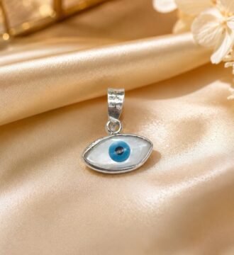 SRKJ Evil Eye Pendant in 925 Sterling Silver