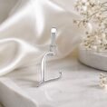 SRKJ L Initial Pendant in 925 Sterling Silver