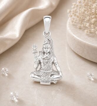 SRKJ 925 sterling silver Lord Shiva pendant